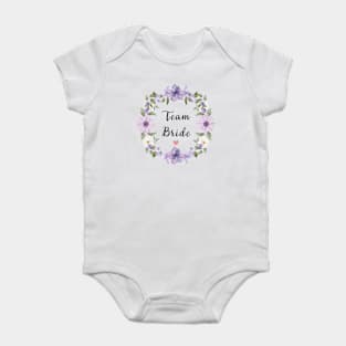 Team Bride - Bride squad Bridesmaid Bachelorette Party - Wedding Baby Bodysuit